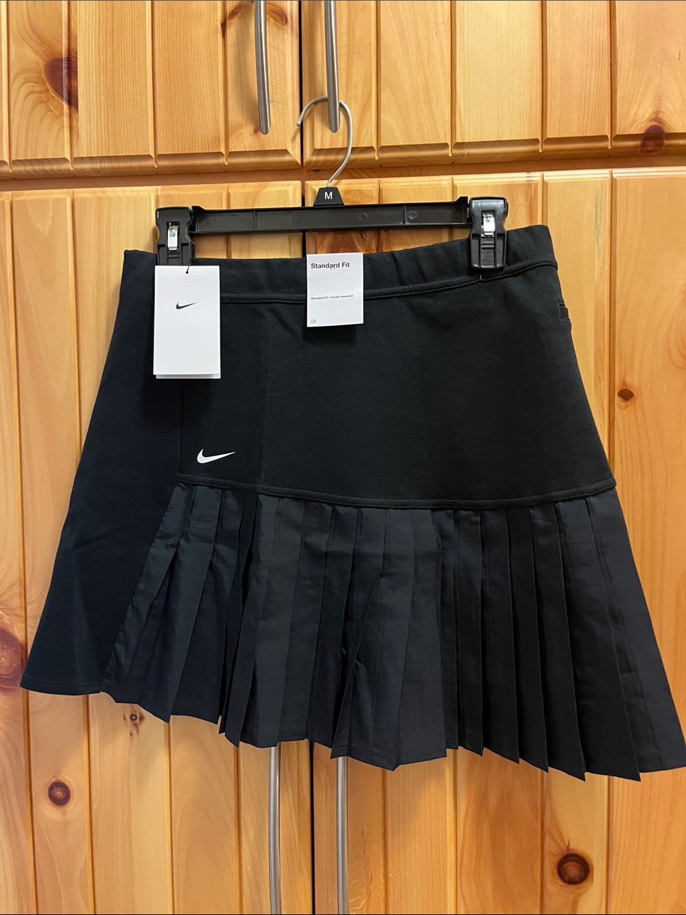 Nike Black Pleated Skater Tennis Skirt